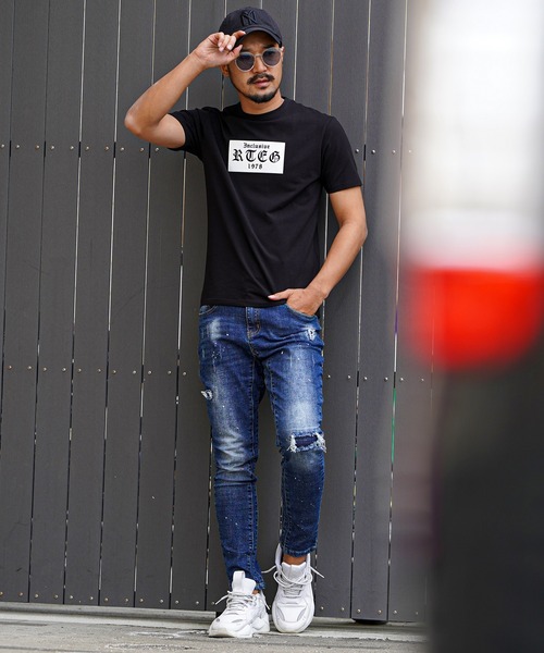 adamsJUGGLER(アダムスジャグラー)の「24/RTEGボックスO/Eティー(Tシャツ/カットソー・メンズ・ピンク/イエロー/ブラック/ホワイト・L/XL/XXL/S/M)」の13枚目の写真