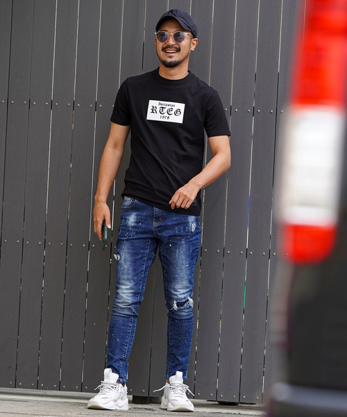 adamsJUGGLER(アダムスジャグラー)の「24/RTEGボックスO/Eティー(Tシャツ/カットソー・メンズ・ピンク/イエロー/ブラック/ホワイト・L/XL/XXL/S/M)」の9枚目の写真