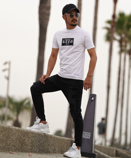 adamsJUGGLER(アダムスジャグラー)の「24/RTEGボックスO/Eティー(Tシャツ/カットソー・メンズ・ピンク/イエロー/ブラック/ホワイト・L/XL/XXL/S/M)」の6枚目の写真