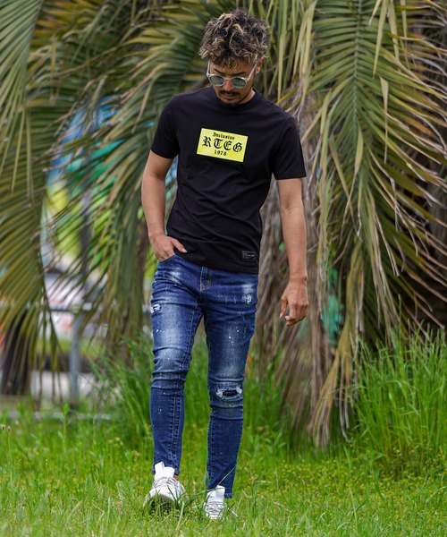 adamsJUGGLER(アダムスジャグラー)の「24/RTEGボックスO/Eティー(Tシャツ/カットソー・メンズ・ピンク/イエロー/ブラック/ホワイト・L/XL/XXL/S/M)」の16枚目の写真
