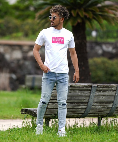 adamsJUGGLER(アダムスジャグラー)の「24/RTEGボックスO/Eティー(Tシャツ/カットソー・メンズ・ピンク/イエロー/ブラック/ホワイト・L/XL/XXL/S/M)」の8枚目の写真