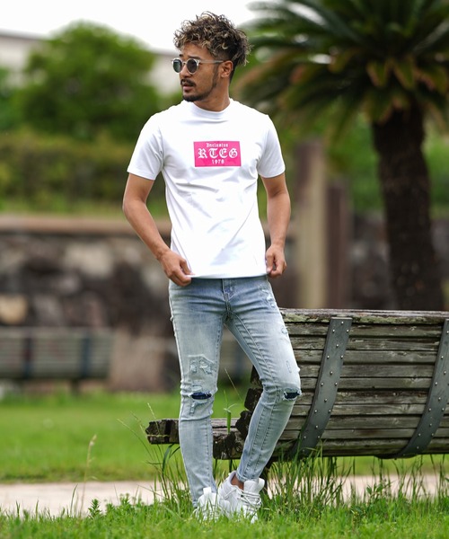 adamsJUGGLER(アダムスジャグラー)の「24/RTEGボックスO/Eティー(Tシャツ/カットソー・メンズ・ピンク/イエロー/ブラック/ホワイト・L/XL/XXL/S/M)」の17枚目の写真