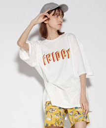 ALDIES(アールディーズ)の「Friday Big T / フライデービッグT(Tシャツ/カットソー)」