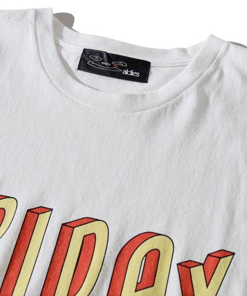 ALDIES(アールディーズ)の「Friday Big T / フライデービッグT(Tシャツ/カットソー・メンズ・ホワイト/ライム/ブラック・FREE)」の5枚目の写真