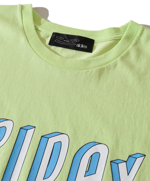 ALDIES(アールディーズ)の「Friday Big T / フライデービッグT(Tシャツ/カットソー・メンズ・ホワイト/ライム/ブラック・FREE)」の13枚目の写真