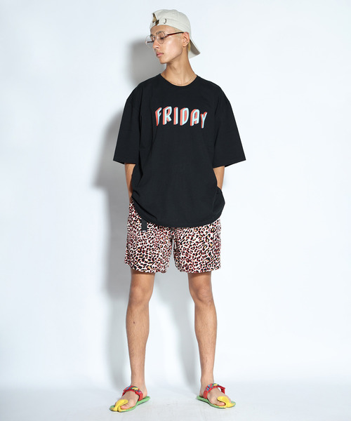 ALDIES(アールディーズ)の「Friday Big T / フライデービッグT(Tシャツ/カットソー・メンズ・ホワイト/ライム/ブラック・FREE)」の18枚目の写真