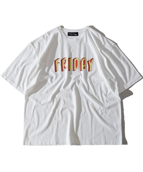 ALDIES(アールディーズ)の「Friday Big T / フライデービッグT(Tシャツ/カットソー・メンズ・ホワイト/ライム/ブラック・FREE)」の17枚目の写真