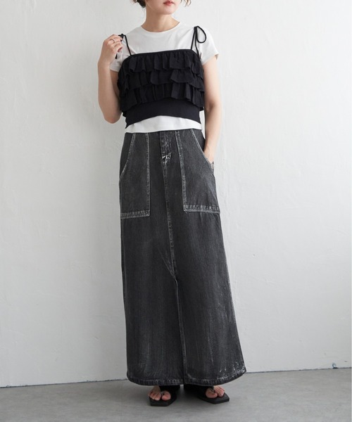 フリルニットキャミソール（キャミソール）｜notch.（ノッチ）の