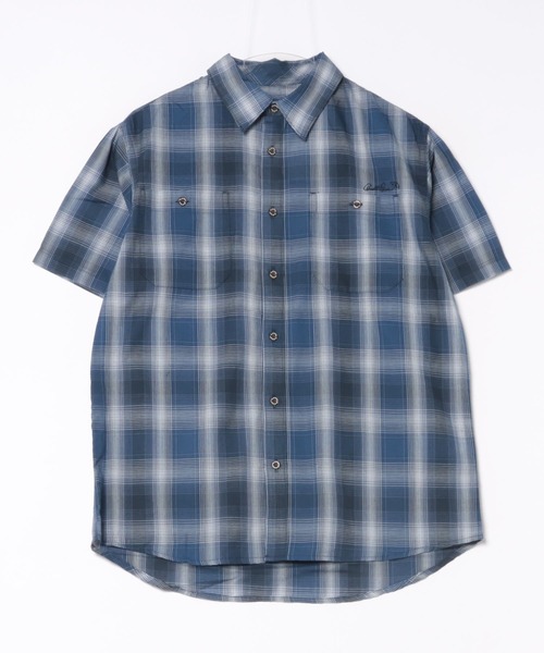 Arnold Palmer（アーノルドパーマー）の「ヴィンテージチェック 半袖 シャツ（シャツ/ブラウス・メンズ・ネイビー/ブラウン/グリーン・M/L/LL）」の19枚目の写真