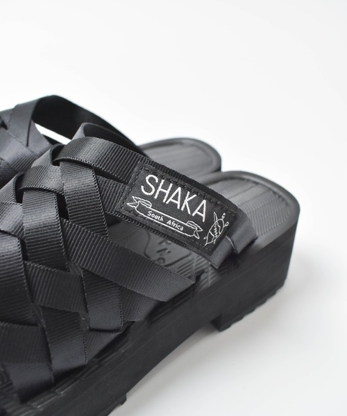 SHAKA(シャカ)の「【SHAKA/シャカ】TROPIC HIKE PLATFORM トロピック ハイク プラットフォーム スライドサンダル(サンダル・レディース・ブラック・24.0cm/22.0cm)」の2枚目の写真
