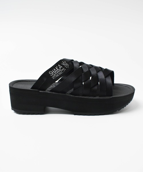 SHAKA(シャカ)の「【SHAKA/シャカ】TROPIC HIKE PLATFORM トロピック ハイク プラットフォーム スライドサンダル(サンダル・レディース・ブラック・24.0cm/22.0cm)」の6枚目の写真