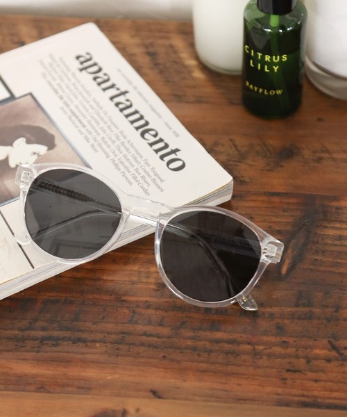 A.Kjaerbede(エキアビド)の「【HEREIAM】A.KJAERBEDE(エキアビド)/サングラス(MARVIN)(サングラス・レディース・その他1/ライトベージュ/ブルー・FREE)」の1枚目の写真