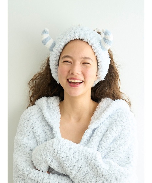 gelato pique（ジェラートピケ）の「【PIQUE MONSTER】ヘアバンド（ヘアバンド・レディース・ミント/ラベンダー/ネイビー・FREE）」の4枚目の写真