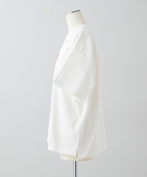IENA J.B.ATTIRE別注 Cannes コンパクトTシャツ ホワイト J.B.ATTIRE/ジェービーアタイア 別注 Cannes コンパクトTシャツ（T