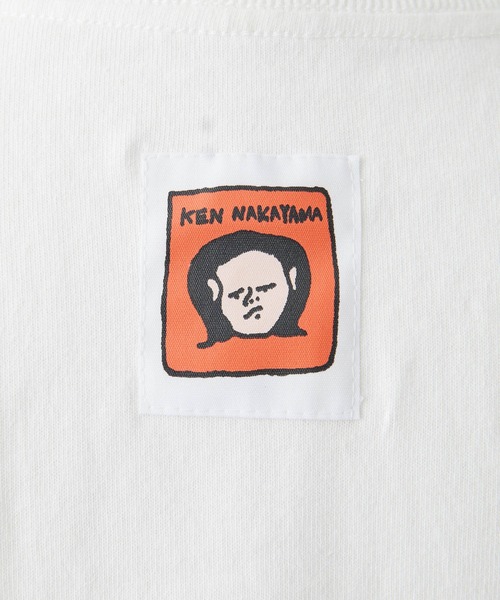 ear PAPILLONNER（イアパピヨネ）の「《綿100％/ユニセックス/手洗い可》ear×KEN NAKAYAMA 刺しゅうTシャツ（Tシャツ/カットソー・レディース・ホワイト系その他2/ホワイト/ホワイト系その他・FREE）」の10枚目の写真