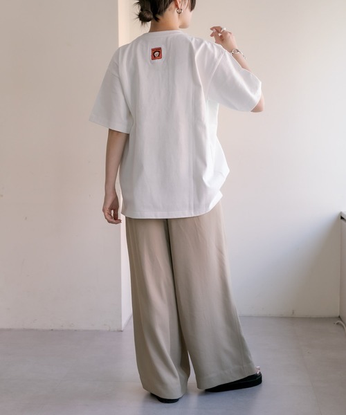 IENA J.B.ATTIRE別注 Cannes コンパクトTシャツ ホワイト J.B.ATTIRE/ジェービーアタイア 別注 Cannes コンパクトTシャツ（T