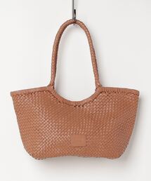【Swaraj/スワラージ】手編みメッシュレザーTOTE(山羊革)