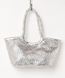 【Swaraj/スワラージ】手編みメッシュレザーTOTE(山羊革)