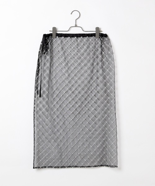 PAGEBOY(ページボーイ)の「チュールレイヤード(スカート・レディース・ブラック系その他/ブラック/オフホワイト・FREE)」の21枚目の写真