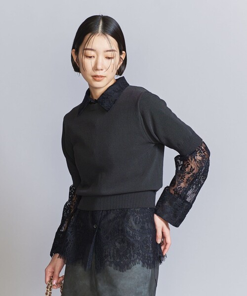 BEAUTY&YOUTH UNITED ARROWS(ビューティーアンドユースユナイテッドアローズ)の「コットンナイロンコイル ニット ...