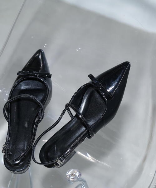 N.(N. Natural Beauty Basic)(エヌエヌナチュラルビューティーベーシック)の「◆バックストラップパンプス(パンプス・レディース・ピンク/ブラック/シルバー・SMALL/MEDIUM/LARGE)」の5枚目の写真