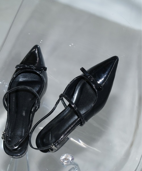 N.(N. Natural Beauty Basic)(エヌエヌナチュラルビューティーベーシック)の「◆バックストラップパンプス(パンプス・レディース・ピンク/ブラック/シルバー・SMALL/MEDIUM/LARGE)」の1枚目の写真