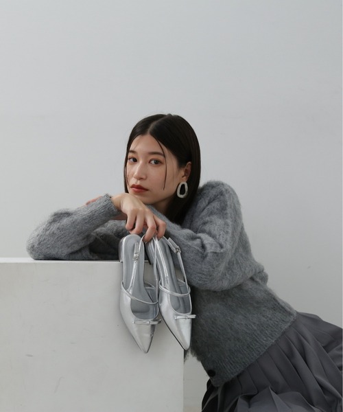 N.(N. Natural Beauty Basic)(エヌエヌナチュラルビューティーベーシック)の「◆バックストラップパンプス(パンプス・レディース・ピンク/ブラック/シルバー・SMALL/MEDIUM/LARGE)」の4枚目の写真