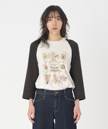 Levi's/リーバイス ベースボールTシャツ ブラック CACTI EGRET