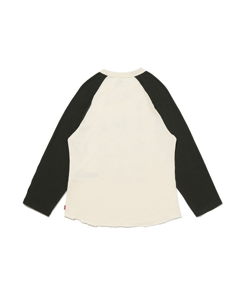 Levi's（リーバイス）の「Levi's/リーバイス ベースボールTシャツ ブラック CACTI EGRET（Tシャツ/カットソー・レディース・ホワイト・XS/S/M）」の3枚目の写真