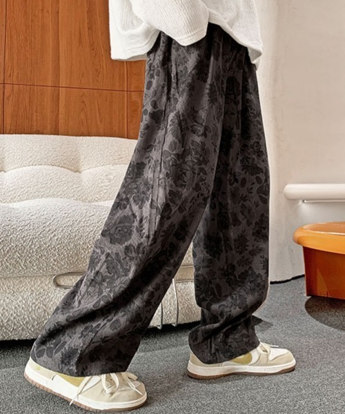 robes&confections 総柄パンツ　花柄パンツ pk-00801_15.jpg