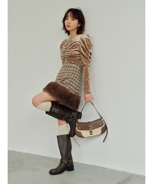 LILY BROWN（リリーブラウン）の「リブニーハイソックス（ソックス