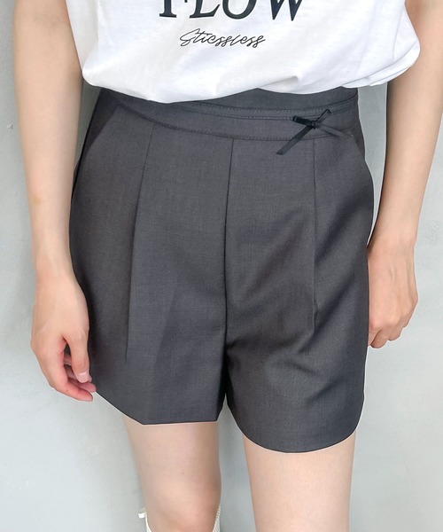 madrepadre(マドレパドレ)の「ミニリボンショートパンツ(その他パンツ・レディース・グレー/ブラック・SMALL/MEDIUM)」の13枚目の写真