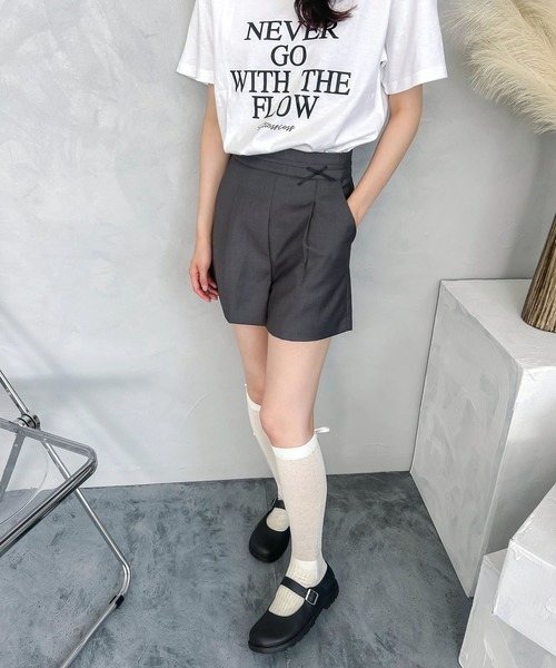 madrepadre(マドレパドレ)の「ミニリボンショートパンツ(その他パンツ・レディース・グレー/ブラック・SMALL/MEDIUM)」の10枚目の写真
