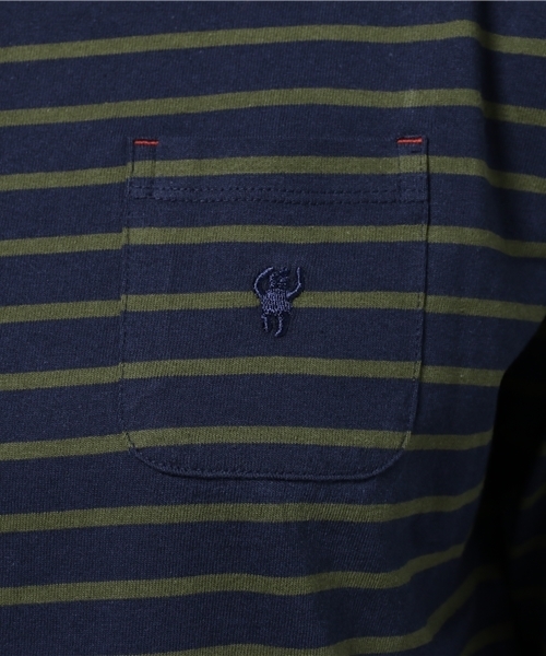 coen(コーエン)の「ドロップショルダーボーダーカットソー(Tシャツ/カットソー・レディース・ダークグレー/オフホワイト/ネイビー・MEDIUM/LARGE)」の15枚目の写真