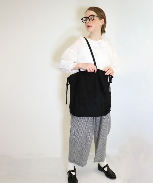 haupia（ハウピア）の「オーロラテントとプロングホーン【バッグ】（トートバッグ・レディース・ブラック/ホワイト×ブラック/グレー・FREE）」の8枚目の写真