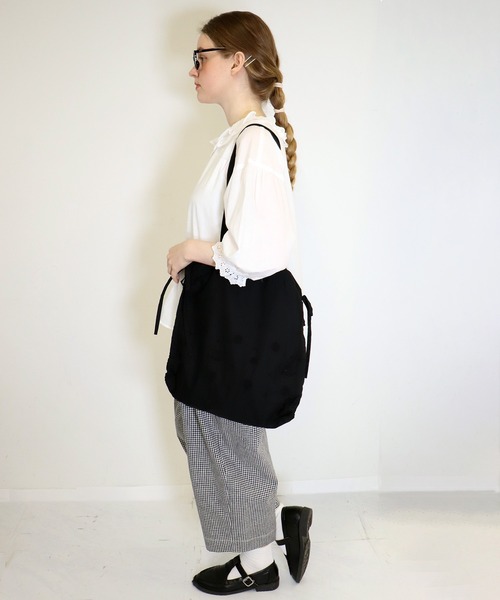 haupia（ハウピア）の「オーロラテントとプロングホーン【バッグ】（トートバッグ・レディース・ブラック/ホワイト×ブラック/グレー・FREE）」の9枚目の写真