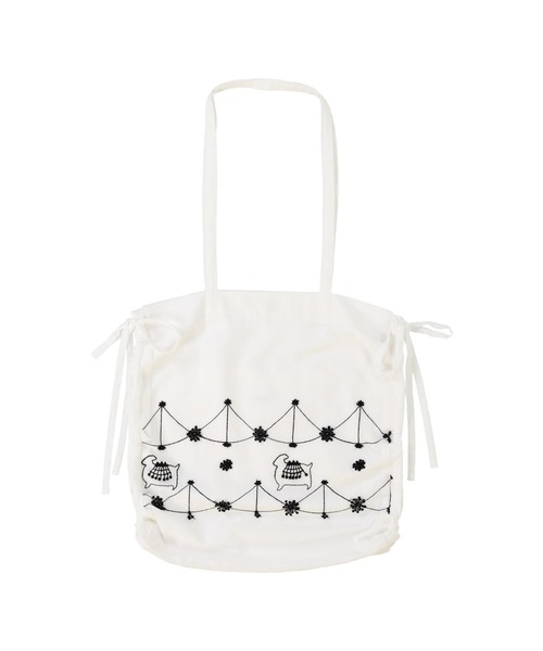 haupia（ハウピア）の「オーロラテントとプロングホーン【バッグ】（トートバッグ・レディース・ブラック/ホワイト×ブラック/グレー・FREE）」の13枚目の写真