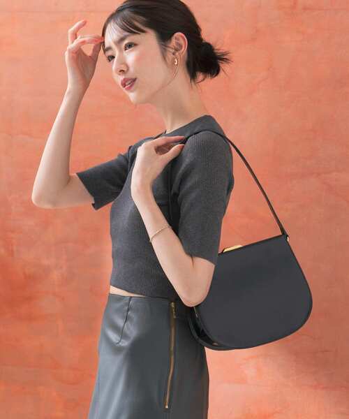 URBAN RESEARCH ROSSO WOMEN(アーバンリサーチ ロッソ)の「クロップドリブニット(ニット/セーター・レディース・イエロー/オフホワイト/グレー・FREE)」の15枚目の写真