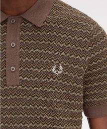 フレッドペリー　Jacquard Knitted Shirt FRED PERRY（フレッドペリー）の「Boucle Jacquard Knitted