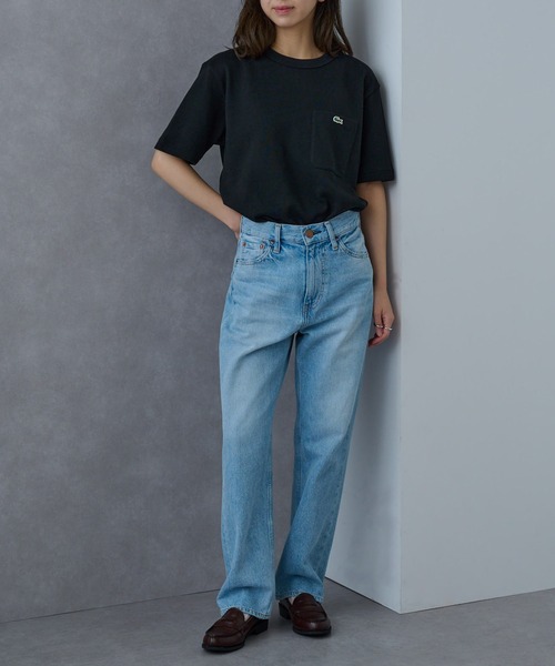 LACOSTE（ラコステ）の「【LACOSTE】カノコポケットTシャツ TH4921-99（Tシャツ/カットソー・レディース・ホワイト/ネイビー/ブラック/カーキ・XL/L/M/S/XS）」の19枚目の写真