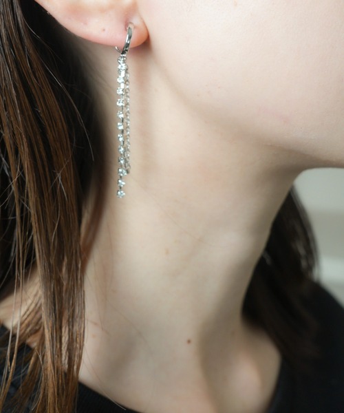 LIPSERVICE(リップサービス)の「ロングジュエルピアス(ピアス(両耳用)・レディース・シルバー/ゴールド・FREE)」の2枚目の写真