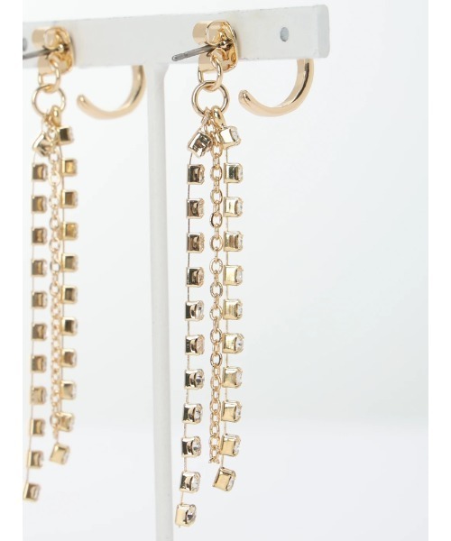 LIPSERVICE(リップサービス)の「ロングジュエルピアス(ピアス(両耳用)・レディース・シルバー/ゴールド・FREE)」の3枚目の写真