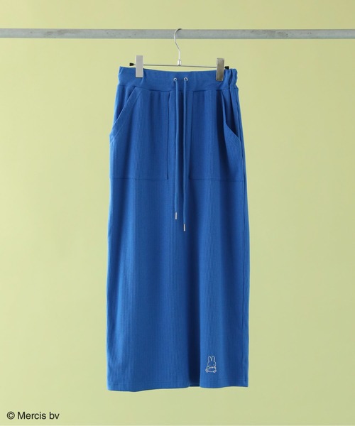 Miffy（ ミッフィー）の「Miffy/カットリブIラインスカート（スカート・レディース・ブルー・FREE）」の10枚目の写真