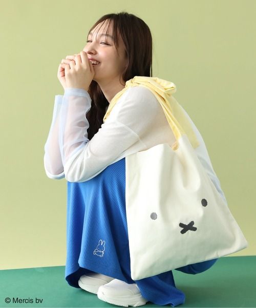 Miffy（ ミッフィー）の「Miffy/カットリブIラインスカート（スカート・レディース・ブルー・FREE）」の11枚目の写真