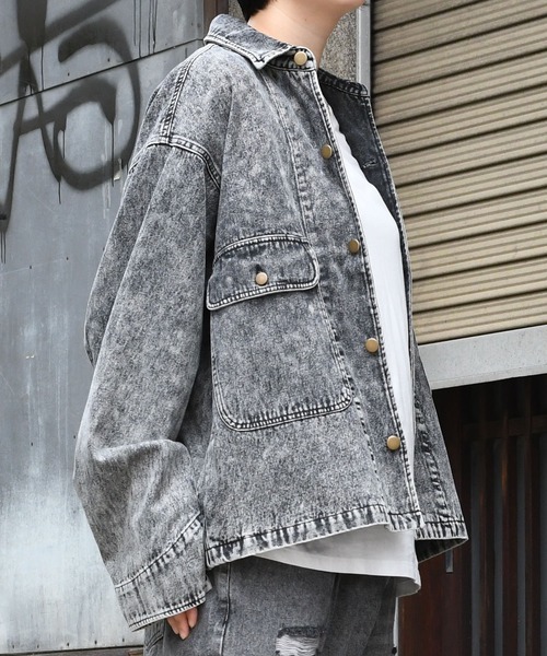 【セール】vintage like hard wash denim work jacket/ヴィンテージライク ハードウォッシュ デニム ワークジャケット【IR】(デニムジャケット)|おしゃれスタ(オシャレスタ) 【セール】vintage like hard wash denim work jacket/ヴィンテージライク ハードウォッシュ デニム ワークジャケット【IR】(デニムジャケット)|おしゃれスタ(オシャレスタ)