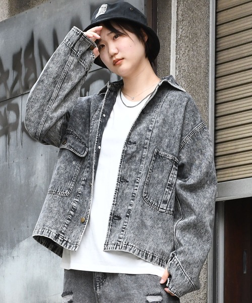 【セール】vintage like hard wash denim work jacket/ヴィンテージライク ハードウォッシュ デニム ワークジャケット【IR】(デニムジャケット)|おしゃれスタ(オシャレスタ) 【セール】vintage like hard wash denim work jacket/ヴィンテージライク ハードウォッシュ デニム ワークジャケット【IR】(デニムジャケット)|おしゃれスタ(オシャレスタ)