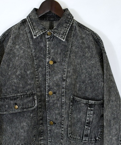 【セール】vintage like hard wash denim work jacket/ヴィンテージライク ハードウォッシュ デニム ワークジャケット【IR】(デニムジャケット)|おしゃれスタ(オシャレスタ) 【セール】vintage like hard wash denim work jacket/ヴィンテージライク ハードウォッシュ デニム ワークジャケット【IR】(デニムジャケット)|おしゃれスタ(オシャレスタ)