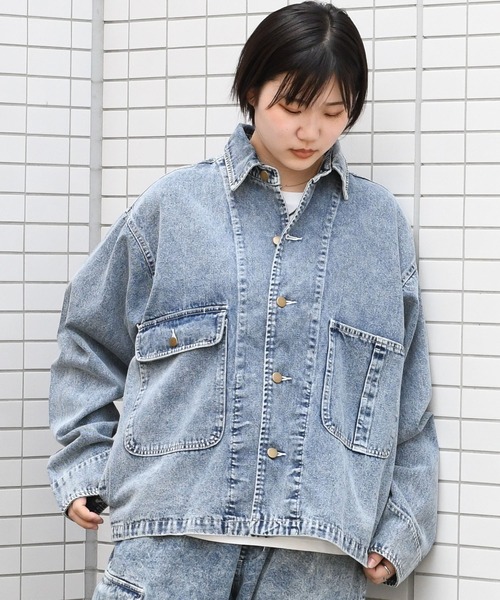 【セール】vintage like hard wash denim work jacket/ヴィンテージライク ハードウォッシュ デニム ワークジャケット【IR】(デニムジャケット)|おしゃれスタ(オシャレスタ) 【セール】vintage like hard wash denim work jacket/ヴィンテージライク ハードウォッシュ デニム ワークジャケット【IR】(デニムジャケット)|おしゃれスタ(オシャレスタ)