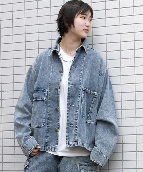 【セール】vintage like hard wash denim work jacket/ヴィンテージライク ハードウォッシュ デニム ワークジャケット【IR】(デニムジャケット)|おしゃれスタ(オシャレスタ) 【セール】vintage like hard wash denim work jacket/ヴィンテージライク ハードウォッシュ デニム ワークジャケット【IR】(デニムジャケット)|おしゃれスタ(オシャレスタ)
