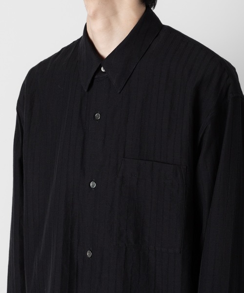 ストライプ レノクロス L/S シャツ / STRIPE LENO CLOTH L/S SHIRT
